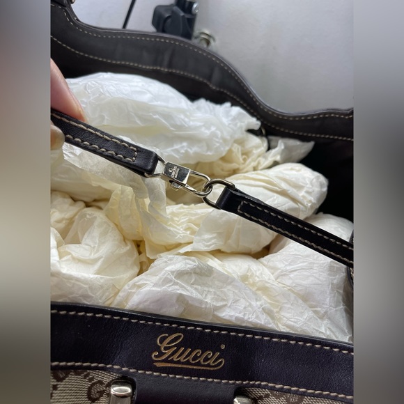 Gucci GG Canvas D Ring Shoulder Bag - Picture 12 of 16